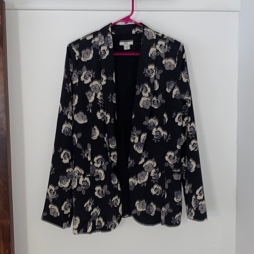 Bar III floral blazer